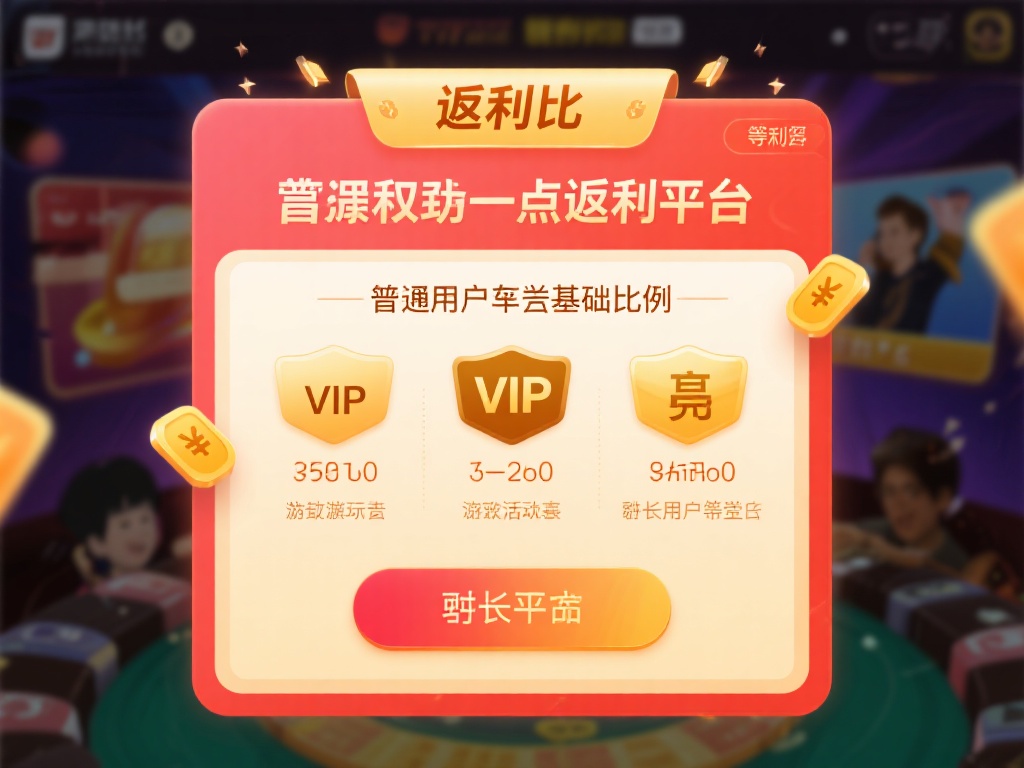 值得一提的是，平台的返利比例会根据用户的会员等级有