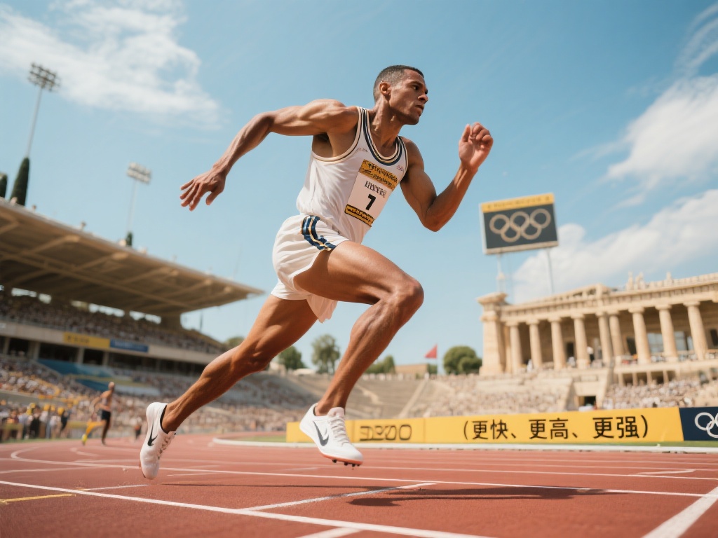 以田径为例，跑步作为奥运会的起源项目之一，象征着人
